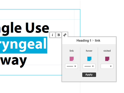 Floating Inline Style Panel floating floating panel panel typecast typography ui web fonts widget