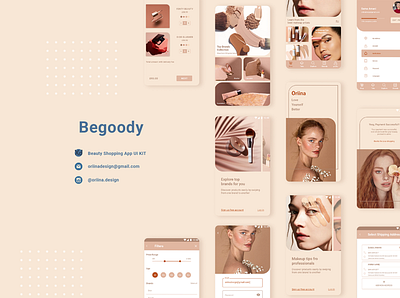 beauty shop app Ui kit android app design app design mobile ui ui ui ux uidesign ux uxdesign