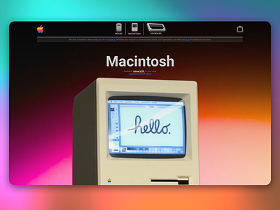 Apple Computers Inc,
Apple Macintosh Product Web UI