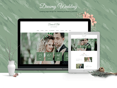 Dreamy Wedding -- PSD theme for wedding & wedding planner