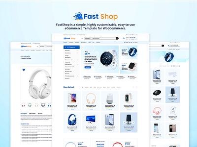 FastShop is a simple, highly customizable, easy-to-use eCommerce