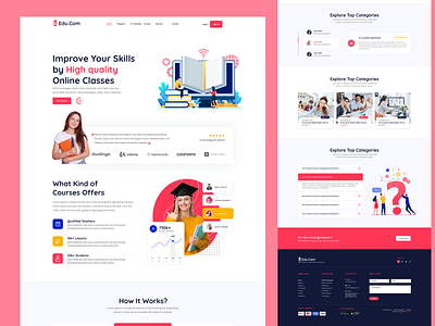 Edu.com - Website template for online education