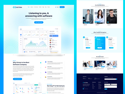 OCTOM - Software Landing Theme