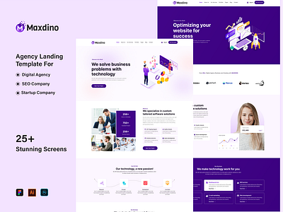 Maxdion – Digital Agency Template