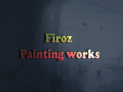 Firoz paints