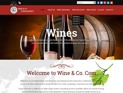 wine shop design web