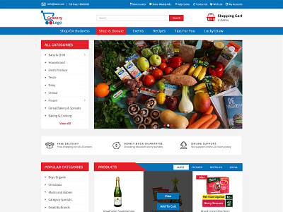 home page bluetheme design ui web