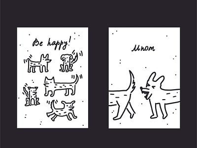 Dogs postcards