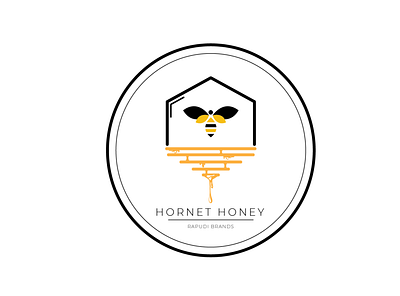 Honey Brand Logo branding design flat illustration logo minimal vector