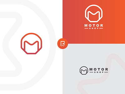 Motor Shop Logo Design, Minimalist Logo