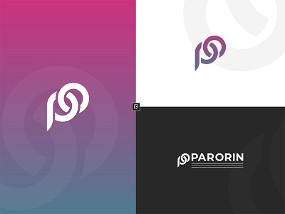 ParOrin (P+O) brand branding company creative creative design creative logo graphic design letter letter logo logo logo design modern new new logo o letter p letter professional rakibulislamgd