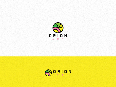 Orion Art ai art art logo artist black brand branding color colorful company creative design letter light green logo logo design modern orion art professional yellow