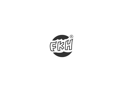 FKH - Drink brand branding company creative design drink fkh hand drawn juice letter lettering logo logo design logos minimal modern multinational professional stylish water