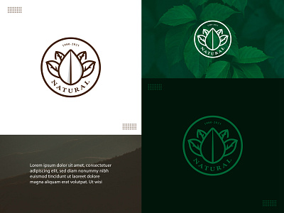 Natural - Versatile Logo Design brand branding color colorful company creative custom logo design flat logo green leaf leaf logo logo logo design minimal modern natural logo professional versatile logo design white