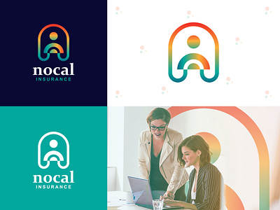 Modern Minimalist Logo Design - nocal insurance