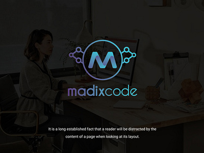 Madixcode logo branding company company logo flat logo logo design logotype minimal professional type