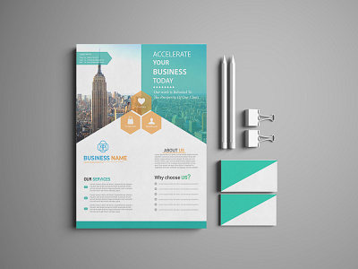 A4 size Business Flyer branding business business flyer company corporate details flyer flyer design new professional