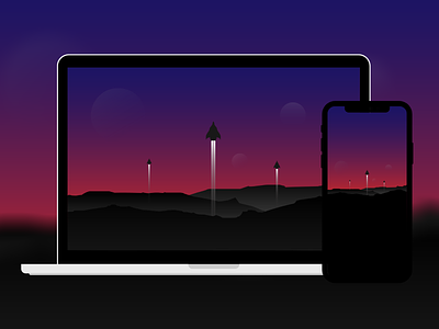 Space Wallpapers designs, themes, templates and downloadable graphic  elements on Dribbble