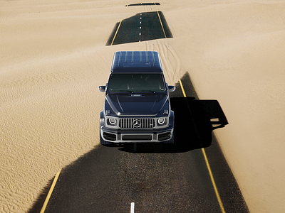 Mercedes g63 amg Cgi automotive c4d g63 mercedes render test vray