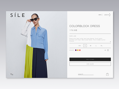 SÍLE | E-commerce Online Store | Checkout Page checkout design ecommerce fashion figma figma design minimalism ui ux web web design