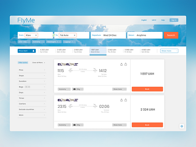FlyMe | Flight Booking Website figma figma design ui uidesign ux web design website