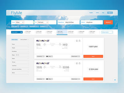 FlyMe | Flight Booking Website