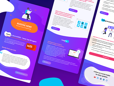 Newsletter UI Design advertising email email design email marketing email template graphic design interface design marketing newsletter social media social media post ui user interface ux