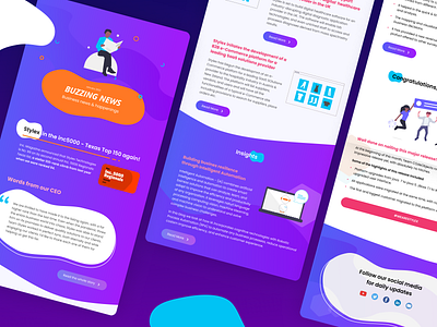 Newsletter UI Design