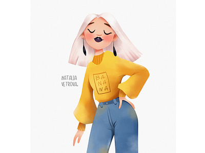 #drawthisinyourstyle 2d art cartoon illustration character characterdesign childrenbook childrenillustration digital digital art drawing girl illustration illustrations illustrator people woman