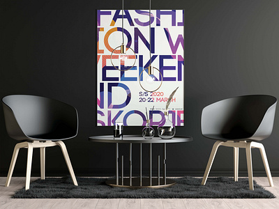 FWSK Poster (self project). creative design designer fashion graphic design photoshop typogaphy