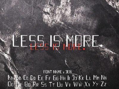 Self-made font, ready for use. creative design designer font graphic design indesign photoshop typography