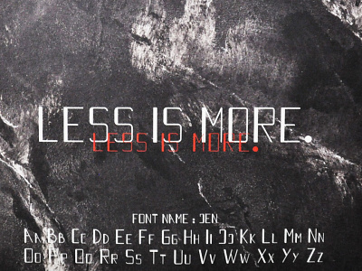 Self-made font, ready for use.