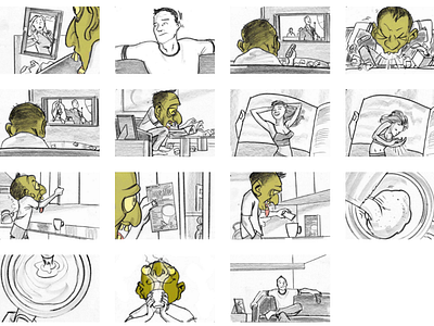 Storyboard for cold/flu relief