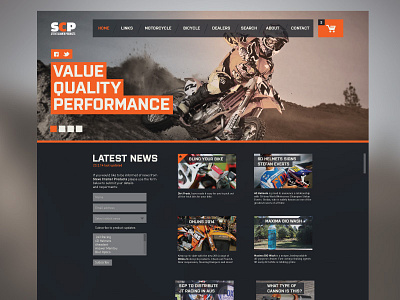 Landing page Snap branding flat landing minimal sport ui update website