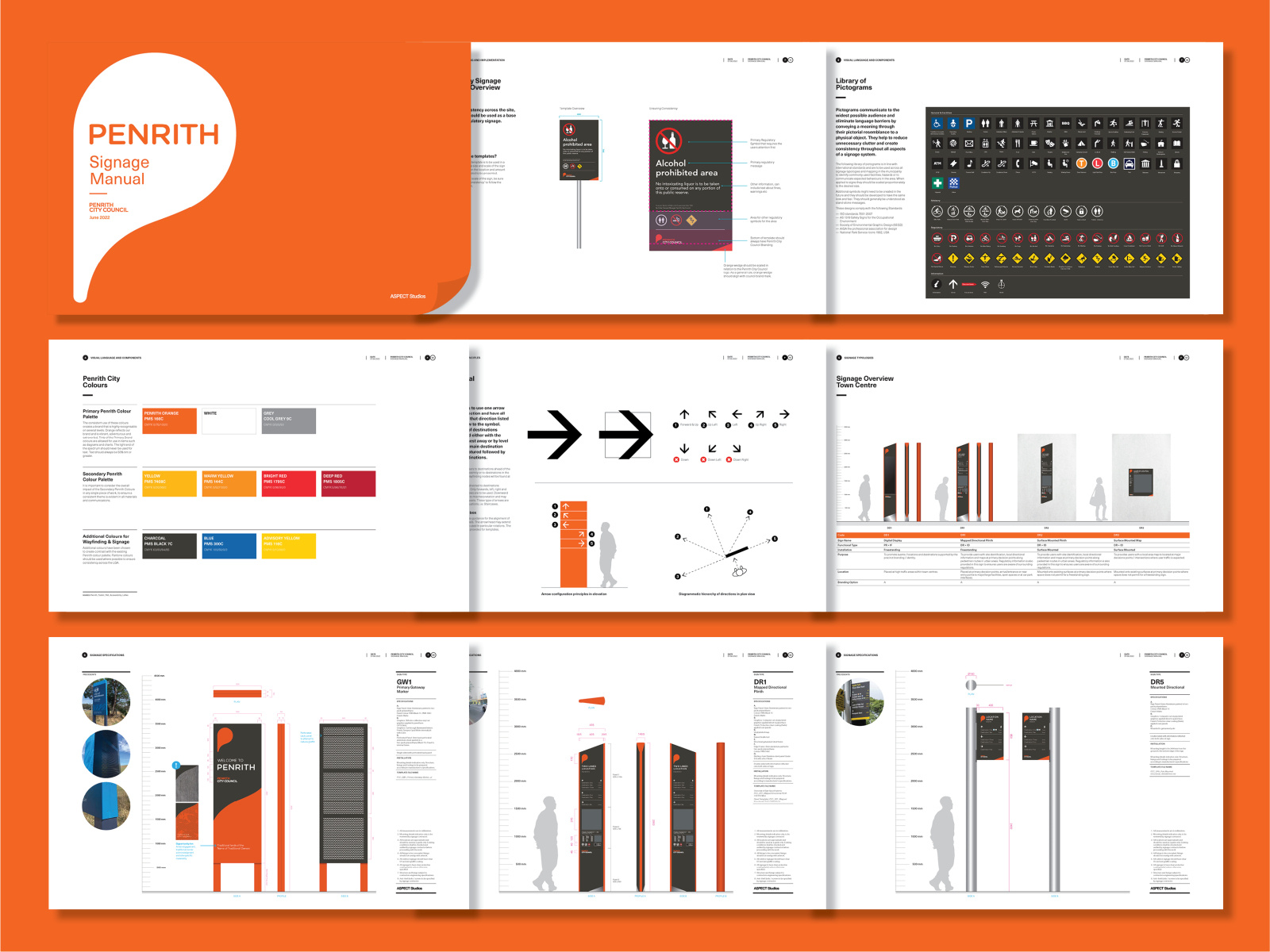 Penrith Signage Manual by Matthew Bird on Dribbble