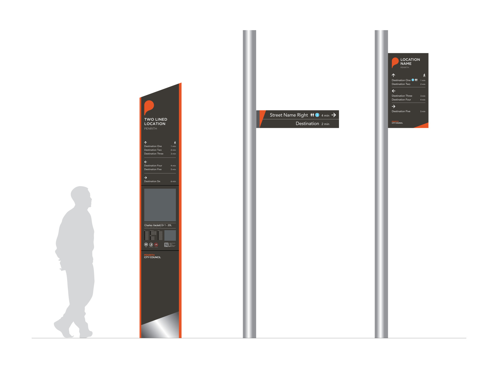 Penrith Wayfinding & Signage Referesh by Matthew Bird on Dribbble