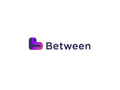 Between Branding brand branding clean colour gradient identity logo minimal simple