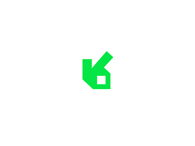 Tick + House (Unused) brand branding green house identity logo mark minimal tick