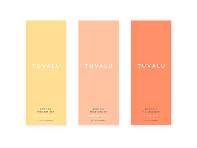 Tuvalu Body Moisturizer beauty body branding classic clean concept cosmetic cosmetics luxury luxury brand makeup minimal packaging premium simple type typography