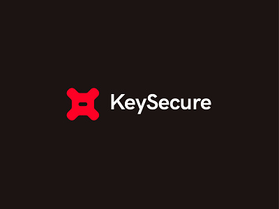 KeySecure app application branding design flat identity logo mark minimal minimal branding simple type