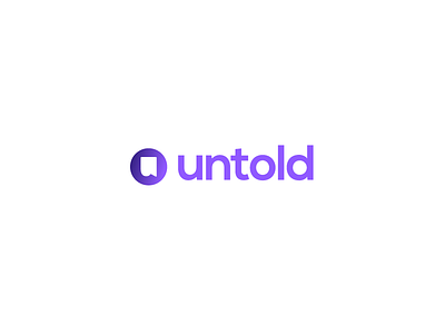 Untold Branding audible books brand brand agency brand aid branding library logo minimal simple story