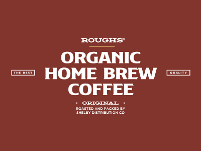 Roughs Organic Home Brew Coffee