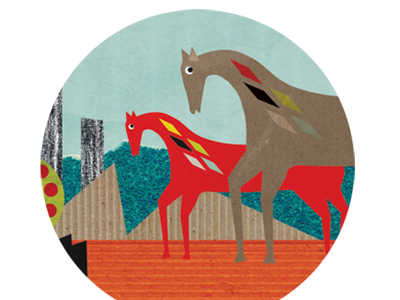 horses illustration