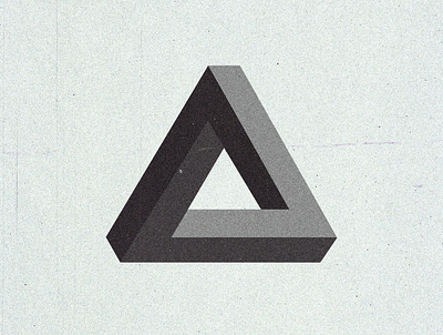 triangle architectural blackandwhite gradient grain graphic design illustraion lettering logo shap simple logo simplicity triangle triangle logo