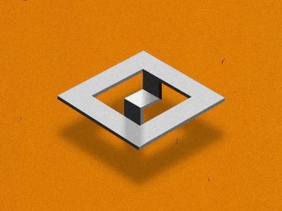 3D 3d 3d art architectural blackandwhite geometric geometric art geometry grain grainy graphic design illustraion impossible object impossible shape logo perspective perspectives shapes simple stairs symbol