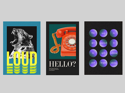 Poster design collection