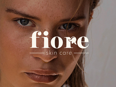 Fiore brand branding design flower flowery graphic design illustration logo shapes simple simplicity skin skin care typography vector