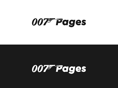 007 pages branding design flat minimal vector