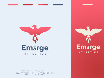 Em3rge branding design flat illustration ilustration logo minimal typography vector