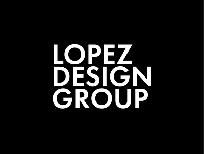 Lopez Design Group branding logo typography